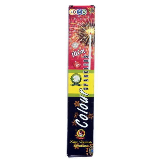 10 Cm Colour Sparklers (10 Pcs)