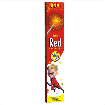 10 Cm Red Sparklers     (10 Pcs)