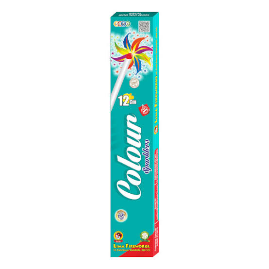12 Cm Colour Sparklers (10 Pcs)
