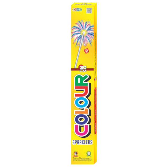 30 Cm Colour Sparklers   (5 Pcs)