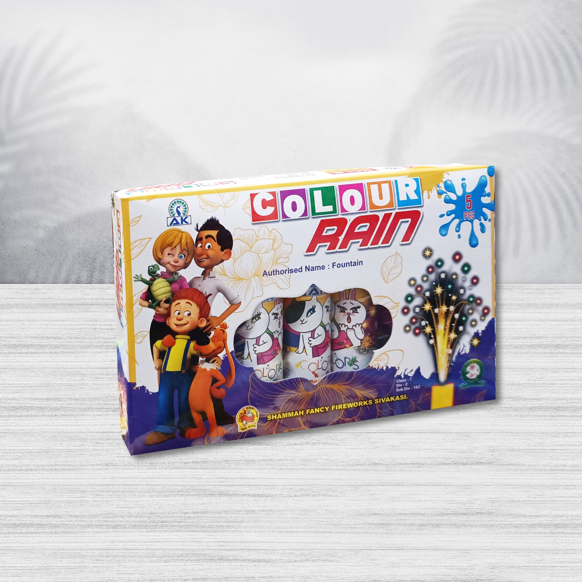 Colour Rain                    (5 Pcs)