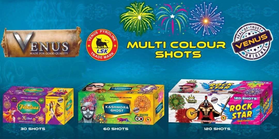 60 Shot Multi Col. Crackling